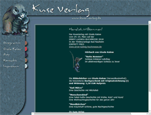 Tablet Screenshot of kuse-verlag.de